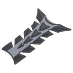Tank Pad / Tank Protector in Black/Grey for Motorcycles