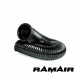RAMAIR Cold Air Feed PVC Ducting Intake Pipe 1 Cap Induction 100mm x 0.5m