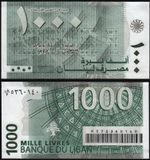 LEBANON 1000 LIVRES (P84a) 2004 UNC