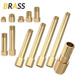 Brass Male / Female Extension Connectors Pipe Fitting 1/8" 1/4" 3/8" BSP Thread