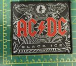 AC/DC Black Ice Woven Sew On Patch Officially Licensed