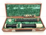 Vintage Roessler Oberlender Alto Recorder A=415Hz Grenadilla Single-Hole Mint