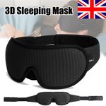 3D Sleeping Eye Mask Blocking Light Breathable Soft Padded Mask Cover Eyepatch