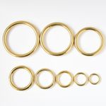Heavy Duty Cast Solid Brass Ring 8 sizes