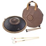 Meinl Sonic Energy OSTD1BKE Steel Tongue Drum + keepdrum Mallets Mallets