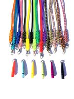Acme 210.5 Dog Whistle & Cobra Stitch Lanyard - Gun Dog Training MULTI COLOURS