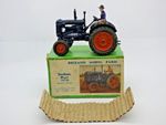 BRITAINS VINTAGE 1948 BOXED LEAD #128F FORDSON MAJOR FARM TRACTOR RUBBER TYRES