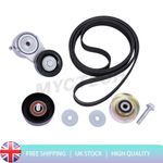 Serpentine Belt Repair Kit For Jeep Wrangler JK 2.8 CRD 2007-2018 53034095AA