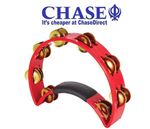 Rhythm Tech Original Tambourine ~ Brass Jingles ~ Red