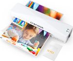 A4 Thermal Laminator Machine with 10 Laminating Pouches for Office School Home