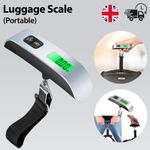 Portable Digital Luggage Scale 50kg 110lb LCD Weighing Scale for Travel Suitcase