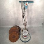 Victor Contractor Floor Polisher Buffer Industrial Scrubber 240V Machine + Pads