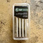 Liberty 3-3/4 in (96mm) Stainless Steel Bar Pulls, Silver, 4 Pack