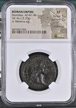 Roman Empire - Domitian - AD 81-96 - AE As - NGC XF - RIC:753