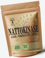 Nattokinase Capsules 6000FU High Potency Clean Natural Nattokinase Powder Vegan