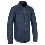 OXFORD ORIGINAL APPROVED AA DENIM MENS MOTORCYCLE ARMOURED ARAMID SHIRT - BLUE