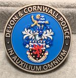 Devon and Cornwall Police Challenge Coin 44mm