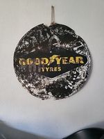 Metal Goodyear Double Sided Round Sign Vintage Not Shell 2ft Or 61cm 