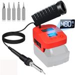 For Milwaukee M18 18V Battery Electric Soldering Iron Station w/ USB & Type-C