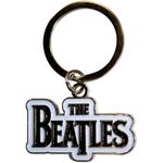 The Beatles Keychain Drop T band Logo Black new Official metal One Size