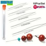 10pcs Big Eye Beading Needles Threading Tool Set for Bracelet Jewelry DIY 2 Size
