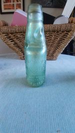 H. Hooper Masonic Sign Vintage Codd Mineral Water Marble Bottle