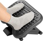 New Leg Rest Support - Ergonomic Adjustable Office Footrest Under Desk 