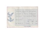 RARE. 1980. Crystal Palace Vs Manchester United ~ Ticket