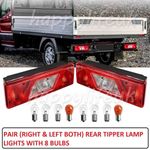 FOR FORD TRANSIT MK8 2014-2022 PAIR TIPPER CAB PICKUP REAR TAIL LIGHT LAMP