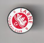 Larne ( ireland ) - lapel badge No.2 butterfly fitting
