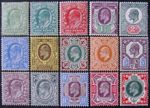 EdVII simplified set of 15 to 1/-, very fine lightly  m/mint. Sg.215/314~