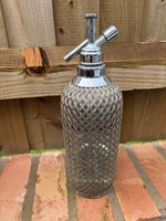 1950`s Siphon / Syphon Wire Mesh Sparklets Made in England Chrome Top Ex Cond