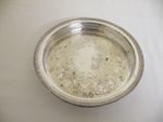 Vintage Silver Plate Small Round Tray