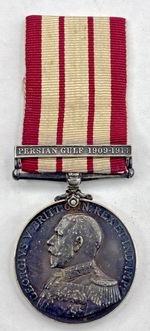 Royal Naval General Service Medal Persian Gulf 1909 Clasp HMS DARTMOUTH Named