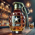 “Novelty Grenade Whiskey Bottle Liquor Decanter Bar Accessory Gift for Men”