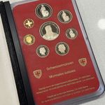 1983 Swiss Coins mint Display Set , Bank promotional Set