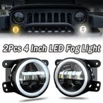 2X LED Front Fog Light FOR MITSUBISHI L200 K74 2005 Onwards Outlander DRL Lamps