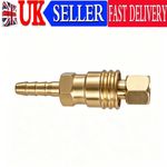 LPG Gas 8mm Quick Release Gas Connector Tailpiece Propane Butane Brass Caravan