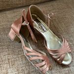 Freed Dark Tan Ladies Size 4.5 - 1.5”Heel Latin/Jive Dance Shoes good condition