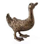 Dilly Duck With Beak Up Sculpture By Thomas Meadows For Frith, Made In UK