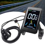 E-bike 24V-48V X3 LCD Display Meter Colour Screen Control Panel 5Pin WP Plug