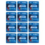 12 Packs Lunex Ultra Night Towels With Wings By Aldi - 120 Towels