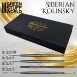 Premium Brush Set - GOLD SERIES - Siberian Sable Kolinsky Paintbrush set