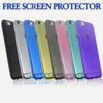 TPU Soft Silicone Clear Colours Gel Back Case Cover Apple iPhone 4/5/6/6s/6Plus