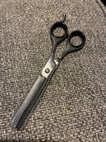 STR 5” serrated hairdressing scissors & 5.5” honed thinning scissors