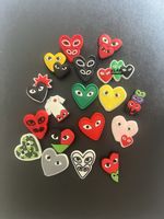 Comme des Garçons (CDG PLAY) Croc Charms Set x18