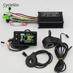 36V 48V 60V 500W 25A Sine Wave E-Bike Motor Controller S866 LCD Display PAS Kit