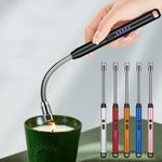 USB Electric Arc Lighter Rechargeable Windproof Flexible Plasma BBQ