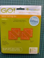 Accuquilt Go Fabric Cutting Die 1" Finished Square # 55765