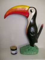 LARGE GUINNESS ADVERTISING TOUCAN BAR RESTAURANT COUNTER DISPLAY VINTAGE DESIGN